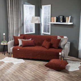Ριχτάρι Solid 305 Terracota Teoran Armchair 180x150cm Cotton-Polyester