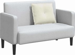 vidaXL Μαξιλάρι Πλάτης Κρεμ 60 x 50 cm Υφασμάτινο Κορντουρά