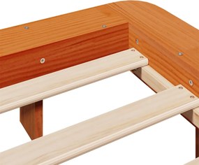 vidaXL Σκελετός Κρεβ. Χωρίς Στρώμα Καφέ Κεριού 180x200 εκ Μασίφ Πεύκο