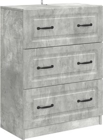 vidaXL Ντουλάπι με Συρτάρια 66 x 34,5 x 87 εκ. Επεξεργασμένο Ξύλο