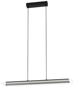Φωτιστικό Οροφής - Ράγα Buacita 39901 90x16x150cm Dim Led 14W 3000K Black Eglo Steel,Plastic