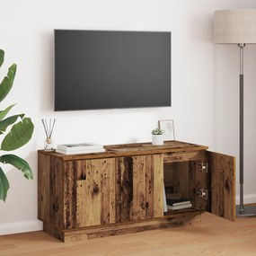 vidaXL ντουλάπι τηλεόρασης παλιό ξύλο 100x38x49 εκ. επεξεργασμένο ξύλο