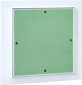 vidaXL Πάνελ Πρόσβασης Πράσινο και Ασημί 30 x 30 cm