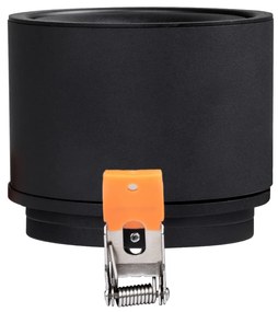 GloboStar OMEGA-R 60296 Χωνευτό LED Spot Downlight TrimLess Φ10cm 12W 1560lm 36° AC 220-240V IP20 Φ10 x Υ8.2cm - Στρόγγυλο - Μαύρο - Φυσικό Λευκό 4500K - Bridgelux COB - 5 Years Warranty