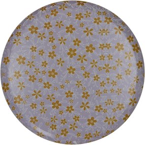 Δίσκος ArteLibre Λουλούδια Πολύχρωμο Μέταλλο 33x33x1.8cm - ART-05155248