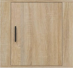 vidaXL Κομοδίνα Επιτοίχια 2 τεμ. Sonoma Δρυς 50x30x47 εκ.