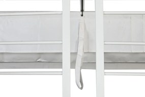 Κληματαριά DKD Home Decor Λευκό 296 x 296 x 225 cm Χάλυβας