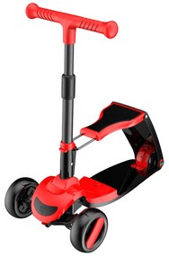 Πατίνι Scooter G&amp;C Fun 2 Σε 1 Μαύρο/Κόκκινο S8