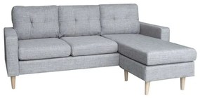 Καναπές Γωνιακός (Αναστρέψιμη Γωνία) Liana S 40.0066 185Χ126Χ85cm Grey Fabric