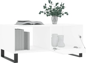 vidaXL Τραπεζάκι Σαλονιού Λευκό 90x50x40 εκ. Επεξεργασμένο Ξύλο