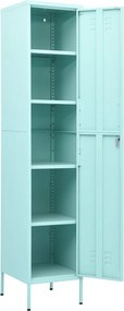 vidaXL Φοριαμός Χρώμα Μέντα 35 x 46 x 180 εκ. από Ατσάλι
