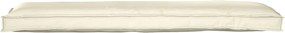 vidaXL Σετ Μαξιλαριών Πάγου 2 pcs Κρεμ 150 x 40 x 8 εκ.