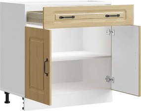 vidaXL ντουλάπι βάσης κουζίνας Kalmar Sonoma δρυς Επεξεργασμένο Ξύλο