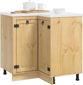 vidaXL Ντουλαπιού (Cabinet) SKI Μέλι Καφέ 80 x 80 x 81 cm