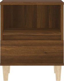 vidaXL Κομοδίνο Καφέ Δρυς 40x35x50 εκ.