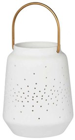 Φανάρι LBTRD0013926 9x11,5cm White-Gold Raeder Porcelain