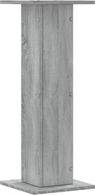 vidaXL Βάσεις Φυτών 2 Τεμ. Γκρι Sonoma 30x30x80 εκ. Επεξεργασμένο Ξύλο
