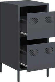 vidaXL Ντουλάπι Ανθρακί 35x39x73,5 εκ. από Χάλυβα Ψυχρής Έλασης