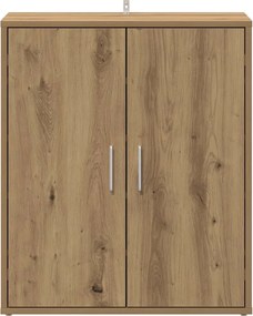 vidaXL Παπουτσοθήκη Τεχνίτης Δρυς 60x35x70 εκ. από Επεξεργασμένο Ξύλο