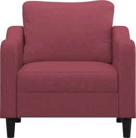 vidaXL Πολυθρόνα Σαλονιού Μπορντό 60 εκ. Υφασμάτινη