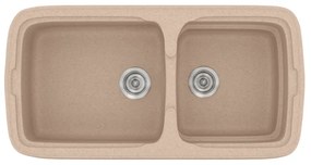Sanitec Classic 305 Granite Sand Νεροχύτης