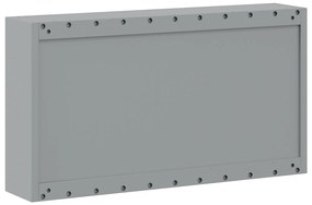 vidaXL Ντουλάπα Εργαλείων Τοίχου Μαύρη 100x20x55 εκ Ατσάλι