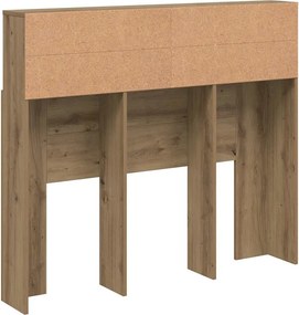 vidaXL Κεφαλάρι Με Αποθηκευτικό Χώρο 120x19x103,5 εκ. Επεξ. Ξύλο