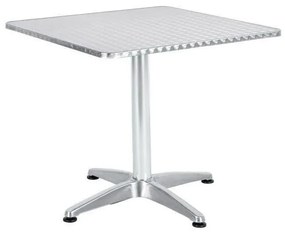 Τραπέζι ArteLibre Αλουμινίου CALLISTO Ασημί 70x70x70cm-14450052