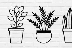 Intra απο ξύλο plywood 3mm-4mm πάχος – Αρχεία κοπής με λέιζερ τέχνης τοίχου φυτών Δίασταση 40x30 cm INTRAFABR-100954209