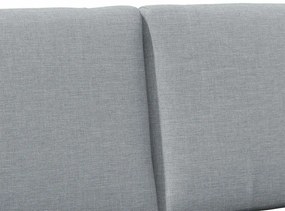 vidaXL Ταπετσαρισμένο κεφαλάρι Ανοιχτό γκρι 135 cm