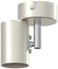 vidaXL Σποτ οροφής Βουρτσισμένο Νίκελ 6.5 x 6 x 11.5 εκ Ατσάλι