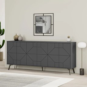 ΜΠΟΥΦΕΣ DUNE MEGAPAP ΧΡΩΜΑ ΑΝΘΡΑΚΙ 184X35X77,4ΕΚ.