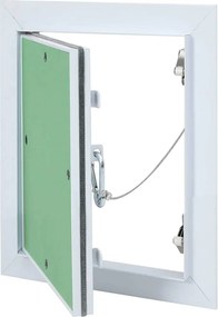 vidaXL Πάνελ Πρόσβασης Πράσινο και Ασημί 25 x 30 cm