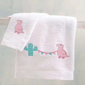 Πετσέτες Βρεφικές (Σετ 2τμχ) Diego Pink Ρυθμός Towels Set 70x140cm 100% Βαμβάκι