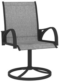 vidaXL Σετ Τραπεζαρίας Κήπου 3 τεμ. από Textilene / Ατσάλι