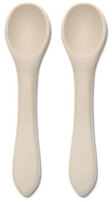 Σετ Κουτάλια Σιλικόνης 2Τμχ. Beige 10230690005  Lorelli