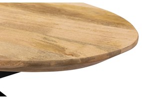 SKORPIO COFFEE TABLE ΚΑΡΥΔΙ ΜΑΥΡΟ 120x60xH45cm