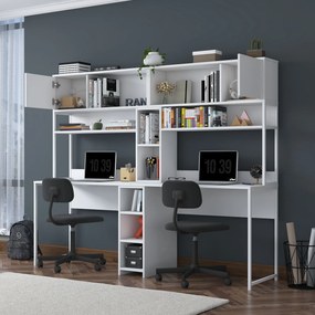 Γραφείο Λευκό ECRIPA 210x50x170.5