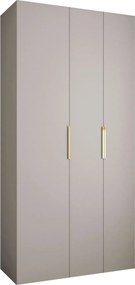 Ντουλάπα Como IV-Cashmere - Χρυσό-Μήκος: 120εκ