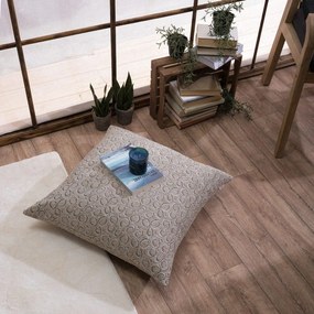 Μαξιλαροθήκη Διακοσμητική Δαπέδου Maryland 02 Beige Teoran 65Χ65 Cotton-Acrylic