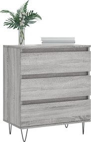 vidaXL Ντουλάπι Γκρι Sonoma 60x35x70 εκ. από Επεξεργασμένο Ξύλο