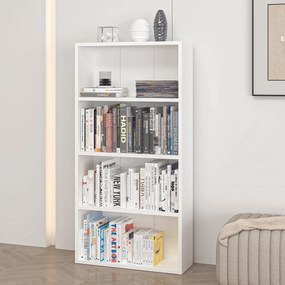 Βιβλιοθήκη Λευκό AGOFRA 60x20x118