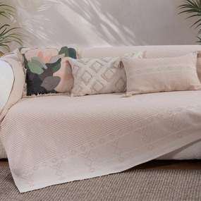 Ριχτάρι Τετραθέσιου Καναπέ (180x350) Nef-Nef Homeware Resan Peach