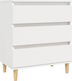 vidaXL Συρταριέρα Λευκή 60 x 35 x 70 εκ. από Επεξεργασμένο Ξύλο