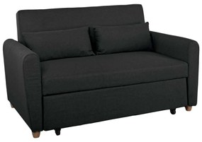 Καναπές Κρεβάτι MOTTO Ύφασμα Ανθρακί 140x86x86