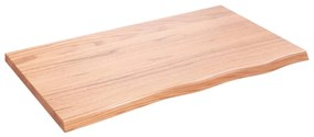 vidaXL Πάγκος Μπάνιου Αν. Καφέ 100x60x(2-4) εκ. Επεξεργ. Μασίφ Ξύλο