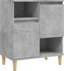 vidaXL Ντουλάπι Γκρι Σκυροδέματος 60x35x70 εκ. Επεξεργασμένο Ξύλο