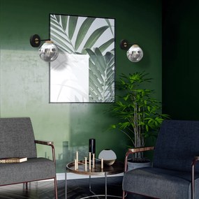 Απλίκα Τοίχου Reflex Μαύρο