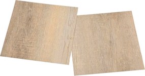 vidaXL Πλάκες Δαπέδου 55 pcs Καφέ 5,11 τ.μ. PVC