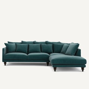 Γωνιακός καναπές από βελούδο, Lazare